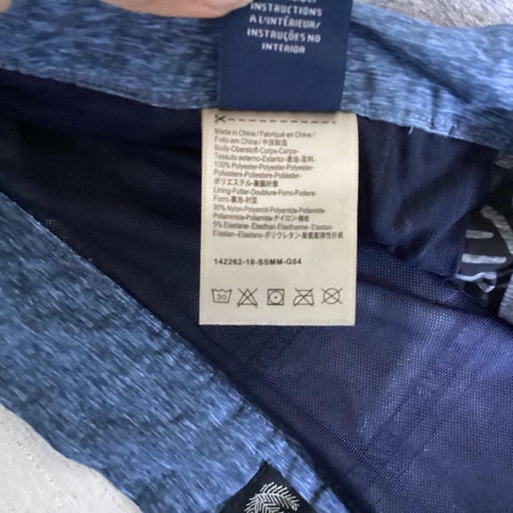 Scotch & Soda Tropical Floral Print Mélange Swim Shorts XL Grey & Black - Picture 9 of 14